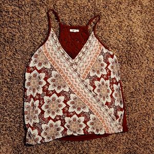 Boho racer back tank